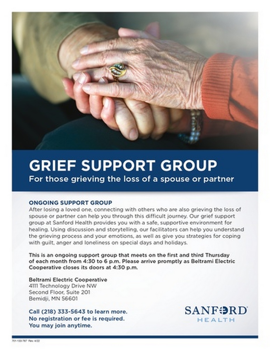 Grief Support Group Jul 20 2023 Bemidji Area Chamber Of Commerce